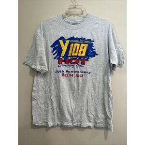 vintage‎ t shirt Pittsburgh Country Jam Festival 2003 XL Grey